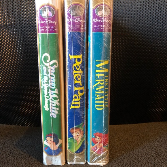 3 New VHS Little Mermaid, Snow White & Peter Pan. - Picture 2 of 8